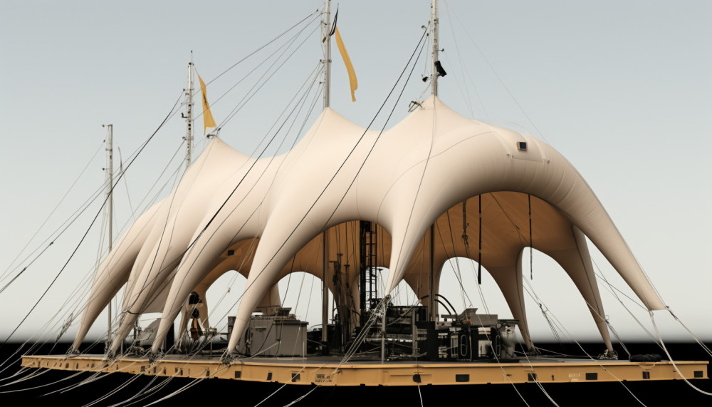 Comment le mât influence la stabilité de la structure gonflable