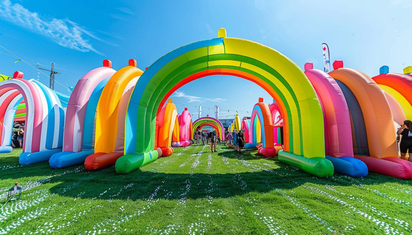 Comment les tentes gonflables peuvent booster la visibilité lors d'événements